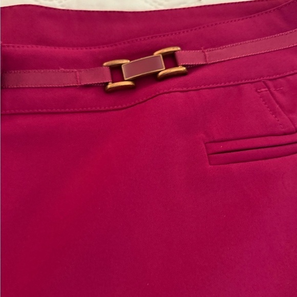 EP Pro Activewear Raspberry Bermuda Golf Shorts stretch ~ Women's Size 8 - Picture 2 of 10